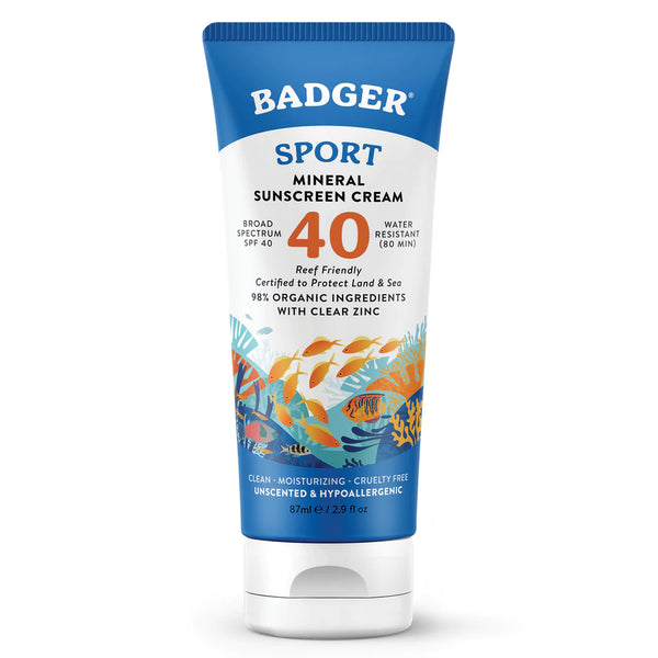 SPF 40 Sport Mineral Sunscreen  2.9 fl oz